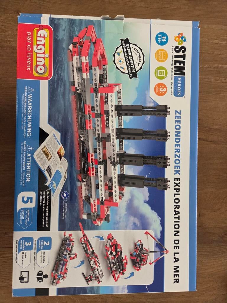 Engino STEM Heroes Zeeonderzoek - 5 modellen, Ophalen, Gebruikt, Overige merken