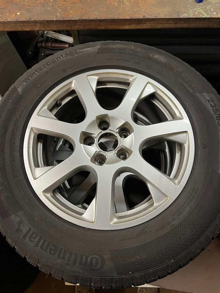 Winterbanden Audi Q5 - Continental Wintercontact, Auto-onderdelen, Banden en Velgen, Ophalen, Gebruikt, Banden en Velgen, 17 inch