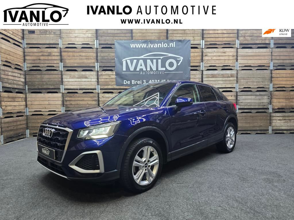 Audi Q2 35 TFSI Advanced edition Sport Navi Clima Cruise Cam, Stof, 4 cilinders, Blauw, Origineel Nederlands