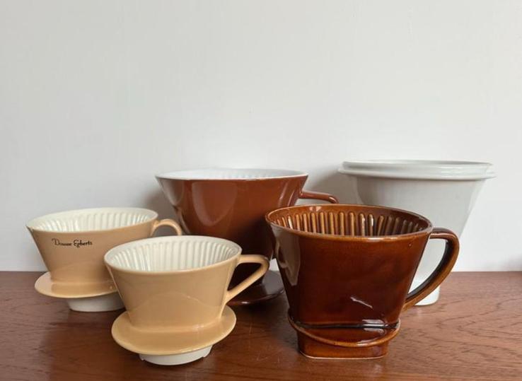 Koffiefilter Houder Dripper Pour Over keramiek D.E. Cilio, Nieuw, Ophalen of Verzenden, X, X