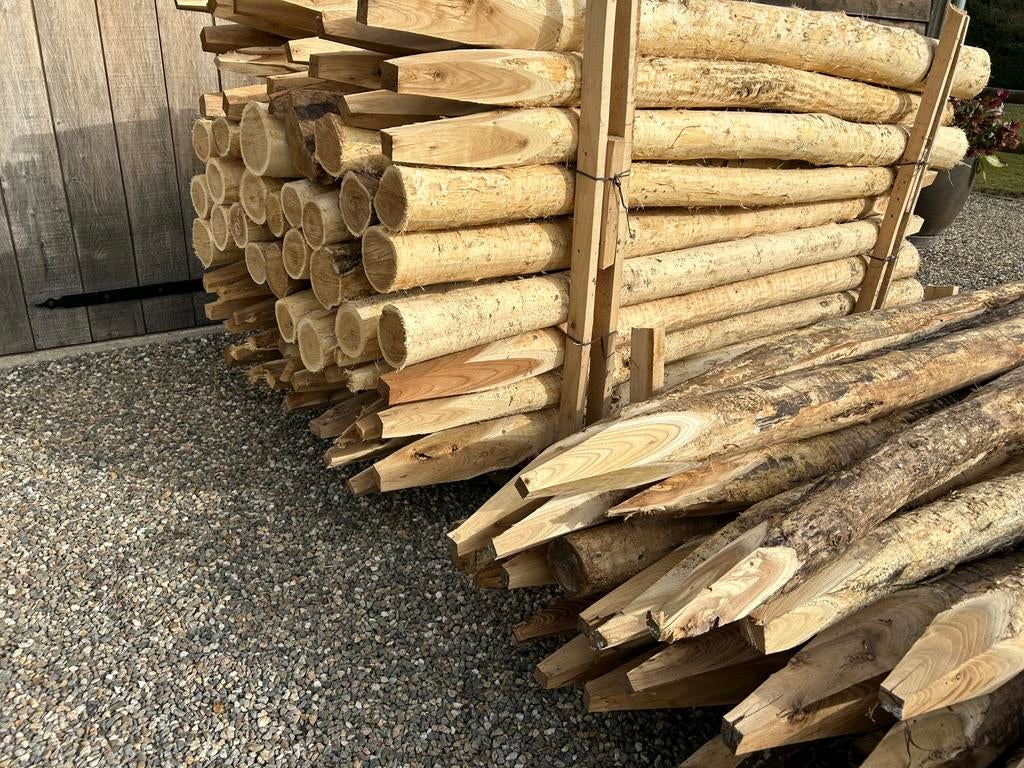 Robinia palen, weidepalen, afrastering, Tuin en Terras, Palen, Balken en Planken, Ophalen of Verzenden, Nieuw, 180 tot 250 cm