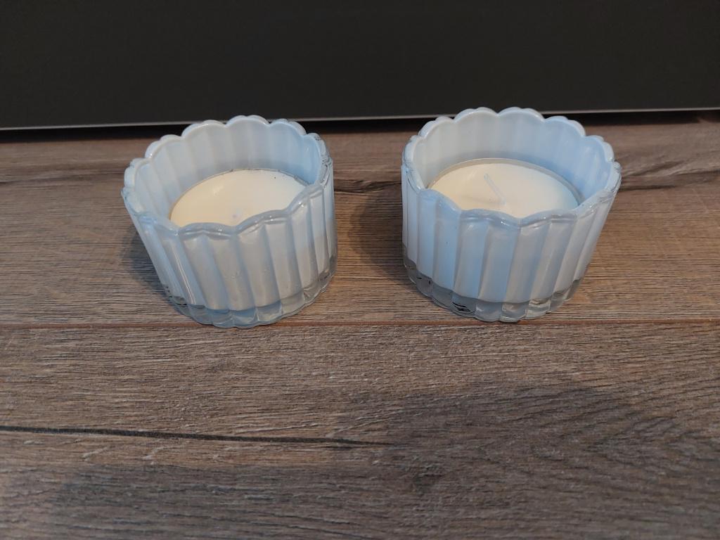 riverdale waxinelichthouder, Huis en Inrichting, Woonaccessoires | Kandelaars en Kaarsen, Overige materialen, Wit, Nieuw, Ophalen of Verzenden