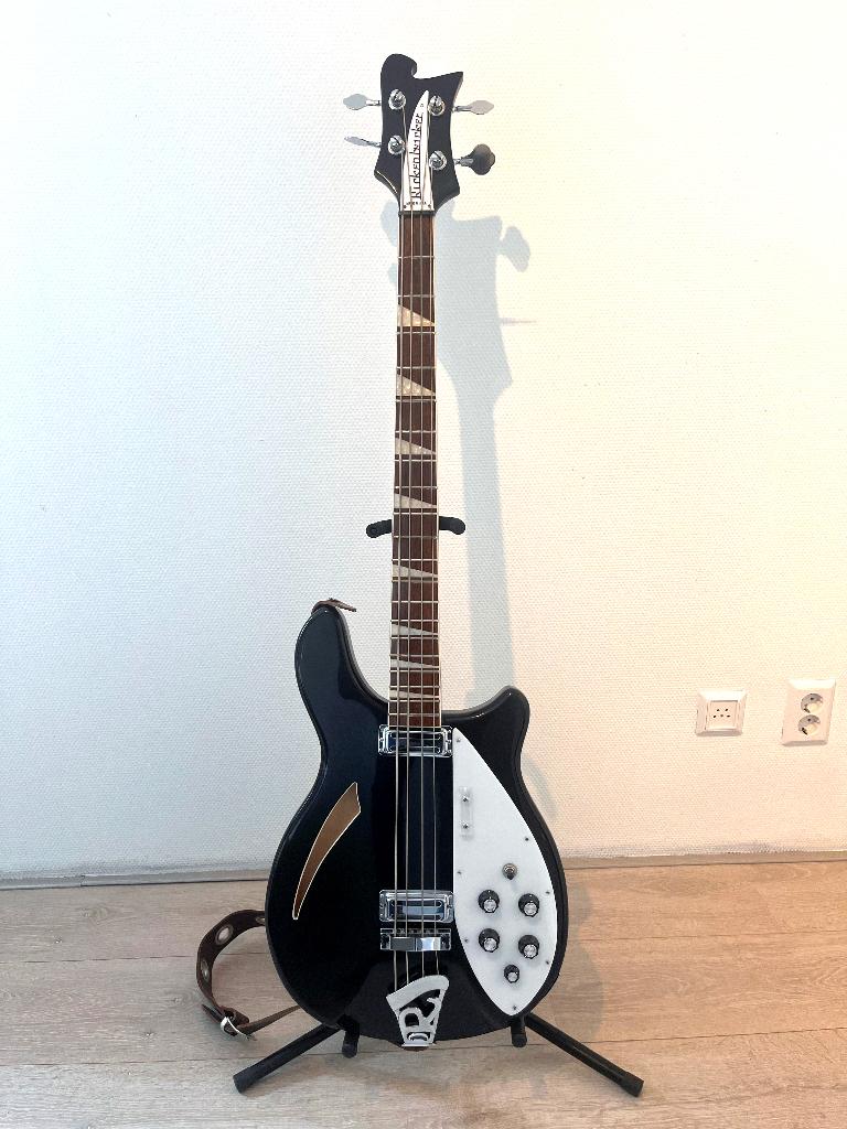 Rickenbacker 4005 stijl basgitaar – met premium upgrades, Ophalen, Zo goed als nieuw, Elektrisch