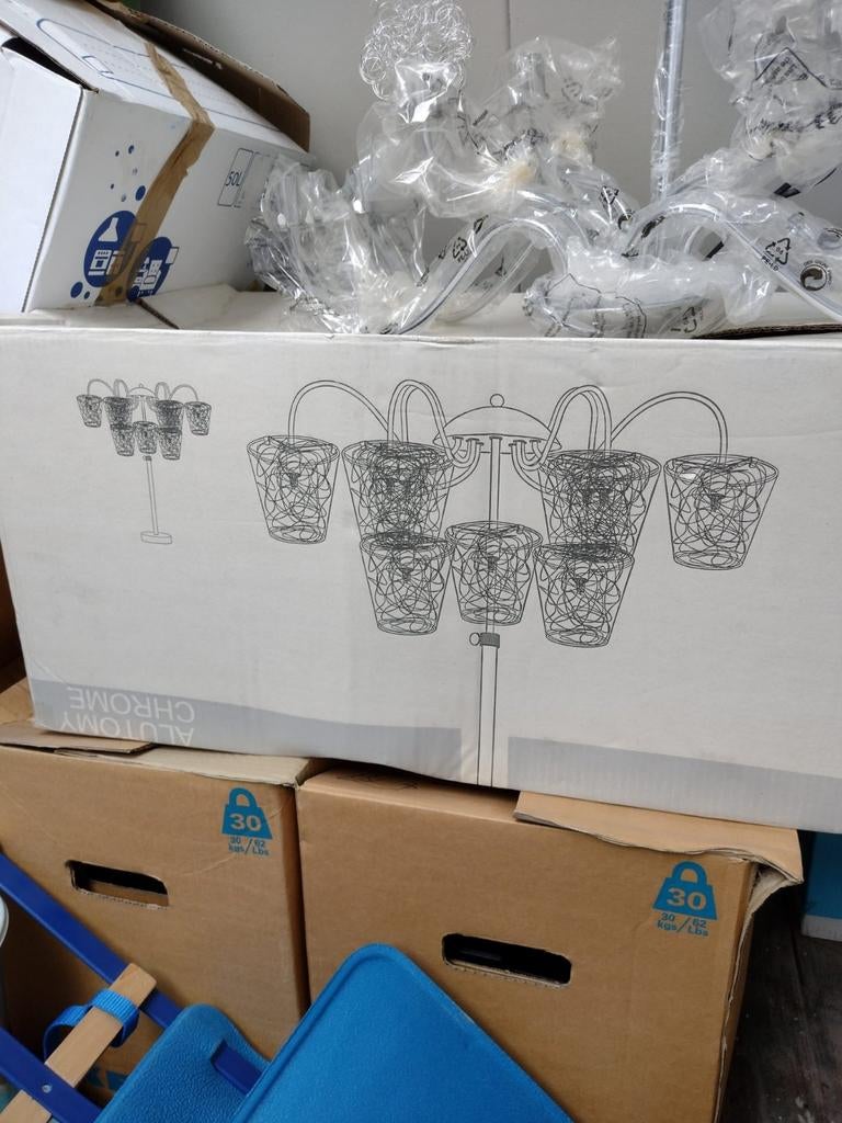 Van de Heg Chrome Hanglamp - Moderne Verlichting, Ophalen of Verzenden, Nieuw, Metaal, Modern, Eigentijds