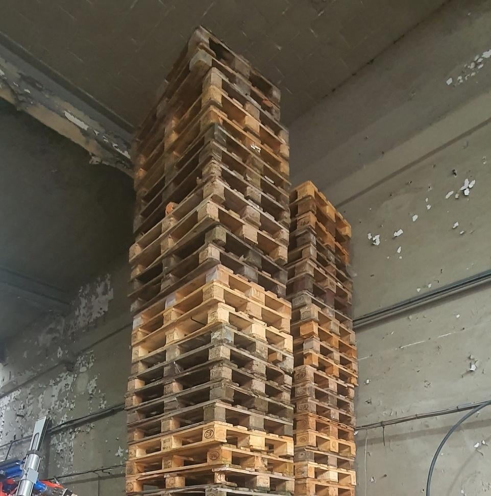 Europallets - 40st beschikbaar, Ophalen, Gebruikt, Minder dan 25 mm, Minder dan 200 cm