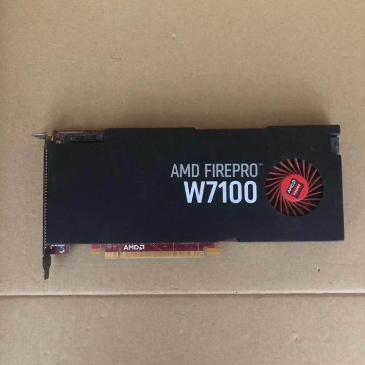 AMD FirePro W7100 8GB GDDR5 PCIe x16 4xDisplayPort GPU, PCI-Express 3, Gebruikt, AMD, DisplayPort