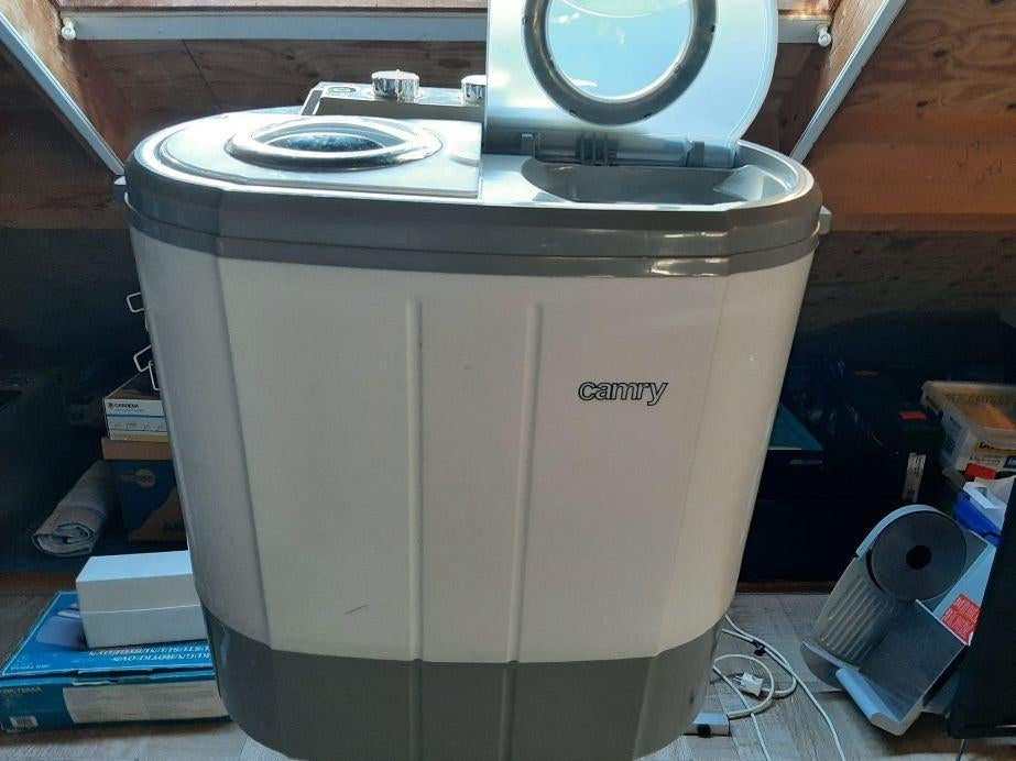 campingwasmachine met centrifuge, Ophalen, Gebruikt