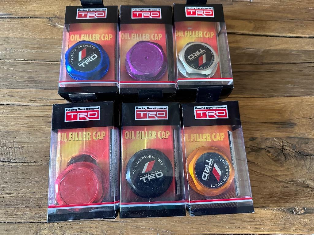 TRD oilcap oliedop - Toyota Mr-2 Starlet Supra Celica Yaris, Auto diversen, Ophalen of Verzenden
