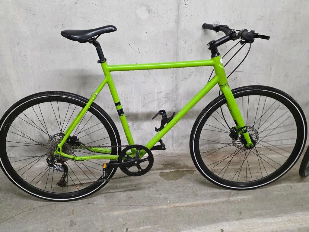 Groene herenfiets met versnellingen, Ophalen of Verzenden