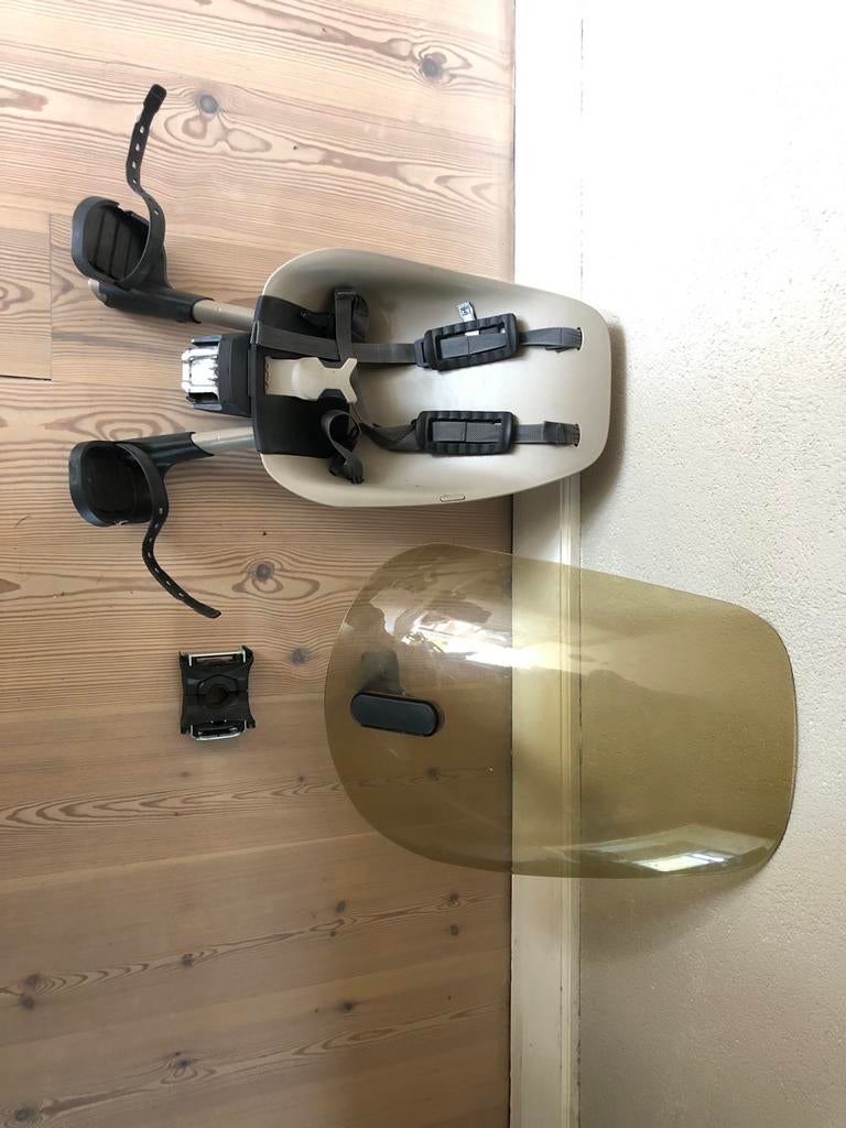 Urban IKI fietsstoeltje voor met windscherm, Ophalen, Voorzitje, 0 t/m 13 kg, Gebruikt