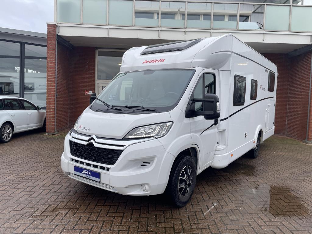 Dethleffs Just90 T7052 EB 2x Airco, Koelkast, Ringverwarming, Bedrijf, Luifel