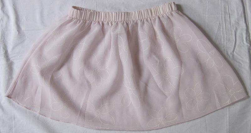 Danskin rokje met bloemen voor dansen maat medium/large 8-14, Ophalen, Gebruikt, Meisje, Sport- of Zwemkleding