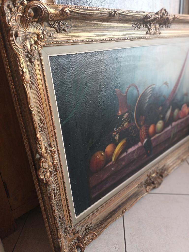 Schilderij jacht tafereel fazant,  prachtig stuk ( groot) ., Ophalen