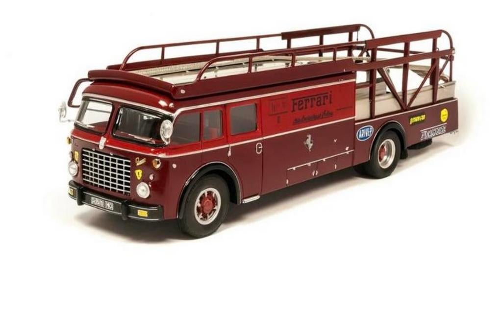 CMR Fiat 642 RN2 Bartoletti “Ferrari Renntransporter” 1957, Hobby en Vrije tijd, Modelauto's | 1:18, Ophalen of Verzenden, Zo goed als nieuw