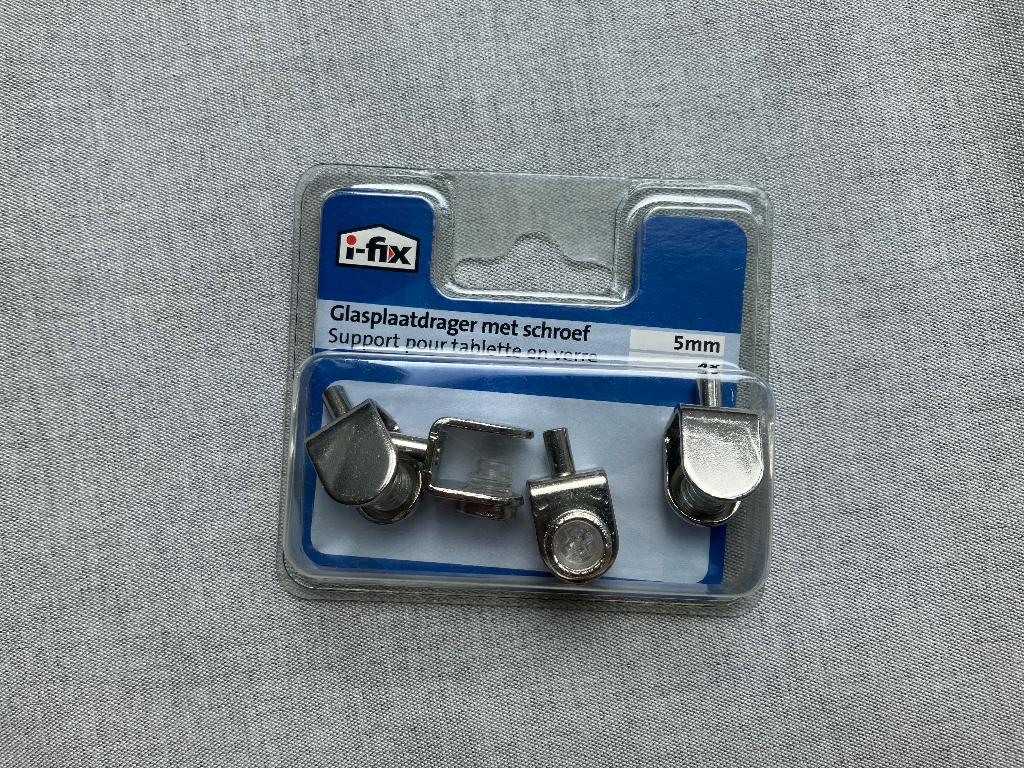 Glasplaatdragers setje van 4 nieuw, Ophalen of Verzenden, Nieuw, Overige typen