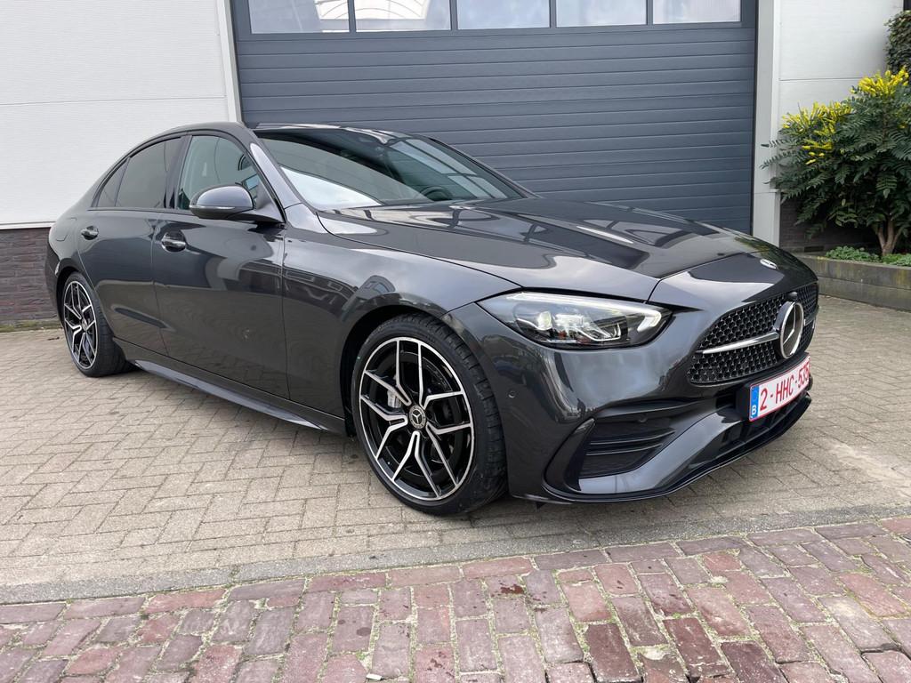 Mercedes-Benz C-klasse 200 d AMG Line/Sfeerverlichting/Stoel, Automaat, Gebruikt, Origineel Nederlands, Bedrijf