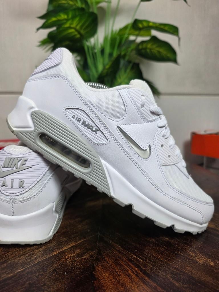 Nike Air Max 90 Jewel White maat 45, Wit, Nike, Ophalen of Verzenden, Nike