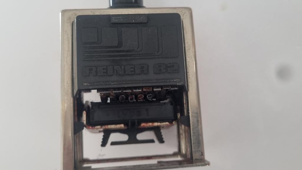 Reiner 82 nummerstempel, Ophalen of Verzenden