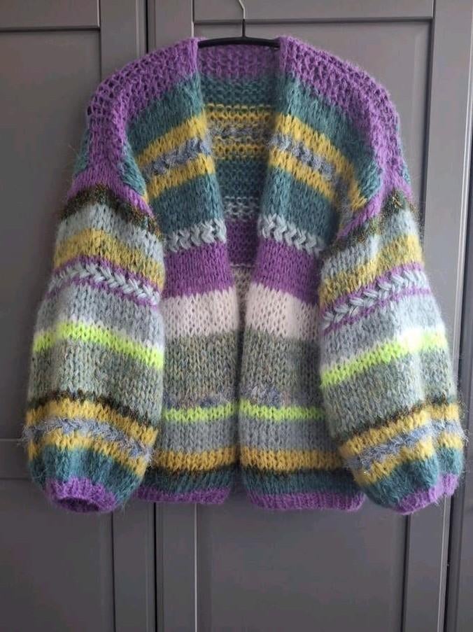 Nieuw handgemaakt mohair/alpaca vest, een maat, Overige kleuren, Maat 46/48 (XL) of groter, Nieuw, Ophalen of Verzenden