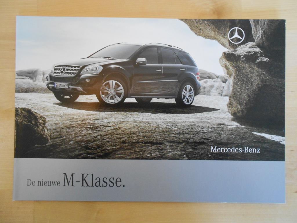 Mercedes W164 M-Klasse Brochure 2008 ML 280 320 420 350 500, Zo goed als nieuw, Mercedes-Benz, Mercedes, Ophalen of Verzenden