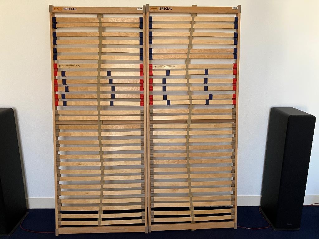 Twee goede lattenbodem 200 x 80 cm Trendhopper Special, Huis en Inrichting, Slaapkamer | Matrassen en Bedbodems, Ophalen, Eenpersoons
