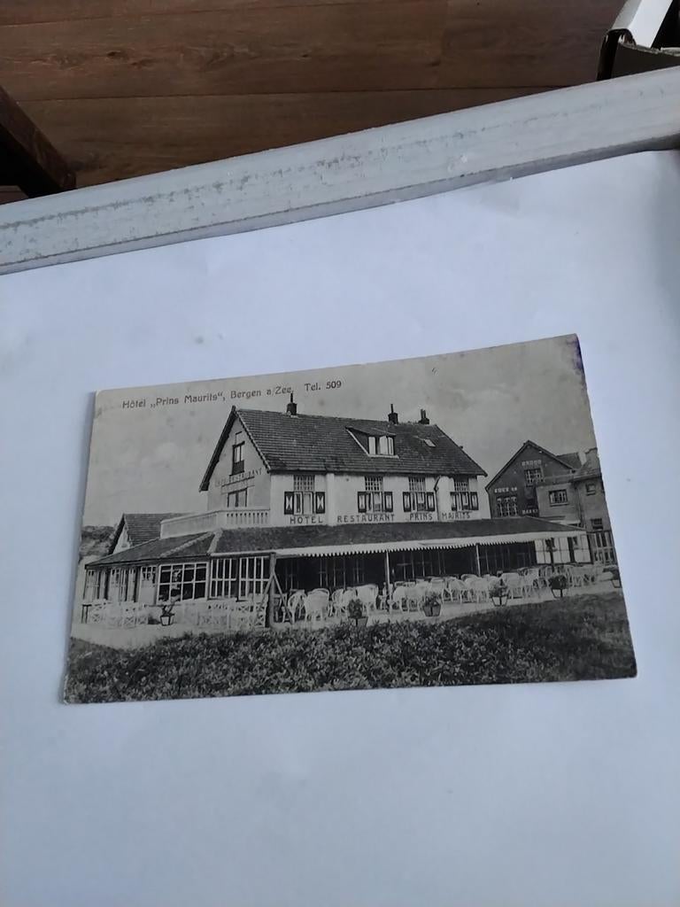 BERGEN AAN ZEE. HOTEL "PRINS MAURITS", Ophalen of Verzenden, Voor 1920, Noord-Holland
