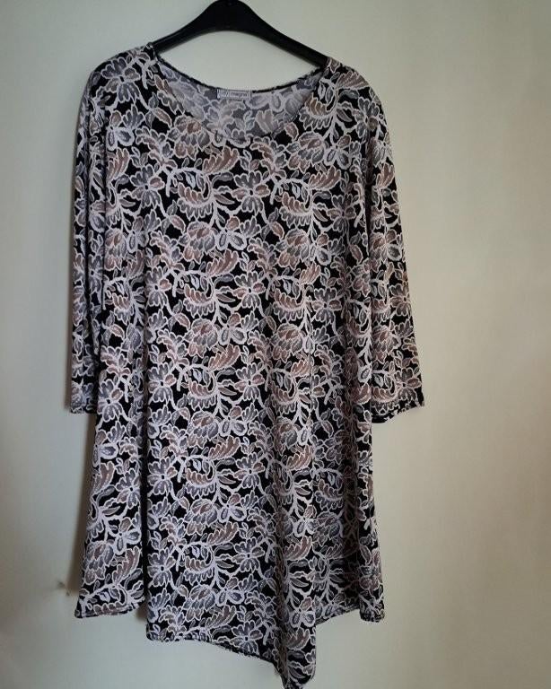 Leuk A-lijn jurkje, Kleding | Dames, Jurken, Ophalen of Verzenden, Zo goed als nieuw, Maat 46/48 (XL) of groter, Boven de knie