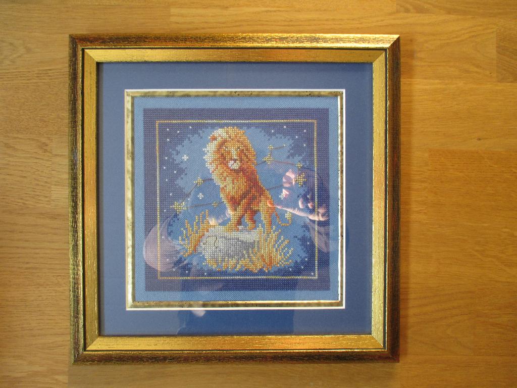 Borduurwerk in lijst, Klassiek, Ophalen of Verzenden, Overige typen, Ingelijst