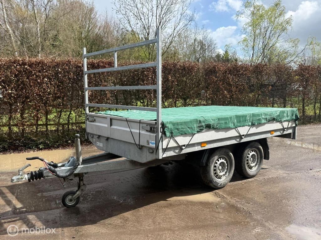 Hapert plateauwagen, 305x180cm, 2000kg, aanhangwagen, kar, Auto diversen, Aanhangers en Bagagewagens