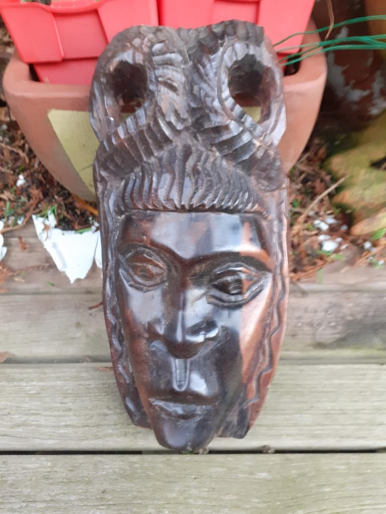 Afrika, Palissander Masker, goed gesneden, Ophalen of Verzenden