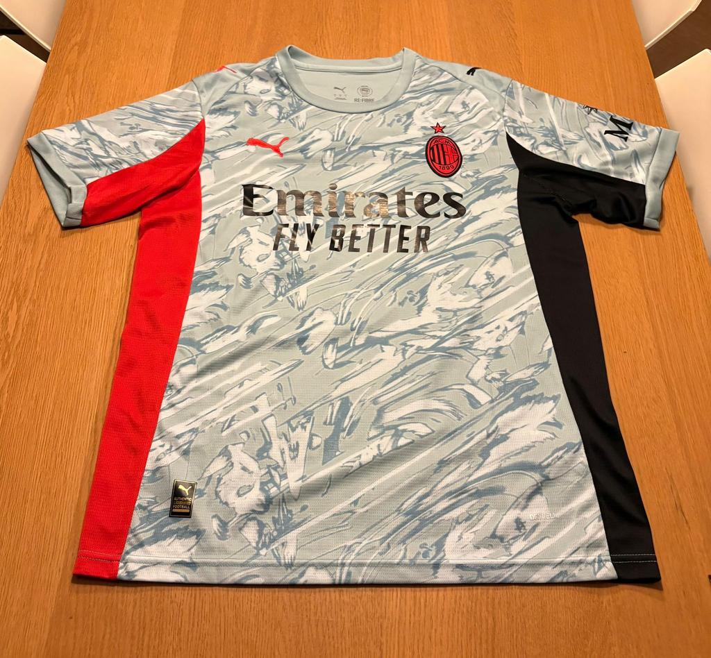 Ac milan voetbalshirt Rafa Leão, Maat L, Ophalen of Verzenden, Zo goed als nieuw, Shirt