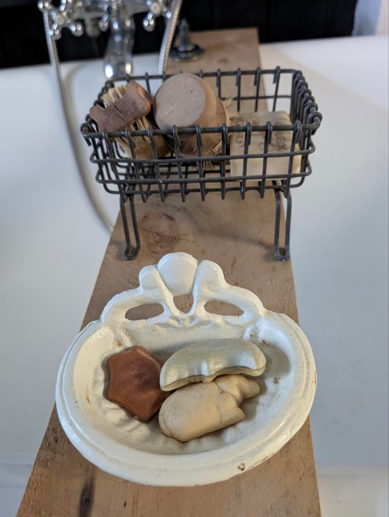 Vintage Zeepbakjes - Wit Emaille & Metaal, Ophalen of Verzenden, Gebruikt, Wit, Overige typen