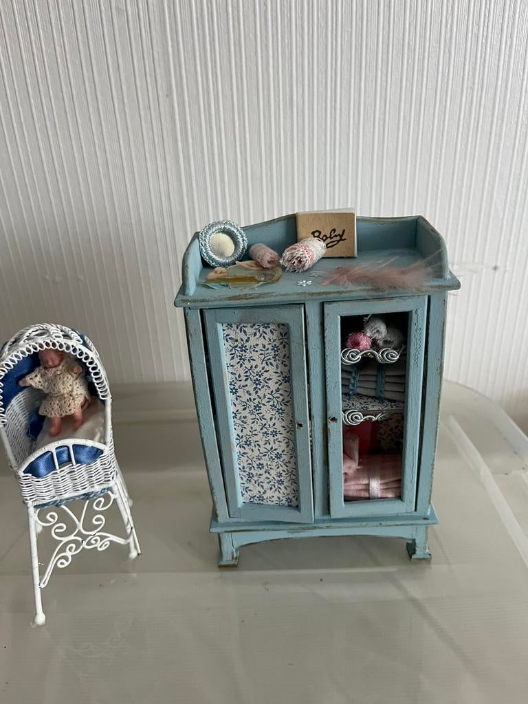 Poppenhuis miniatuur, Verzamelen, Ophalen of Verzenden, Poppenhuis