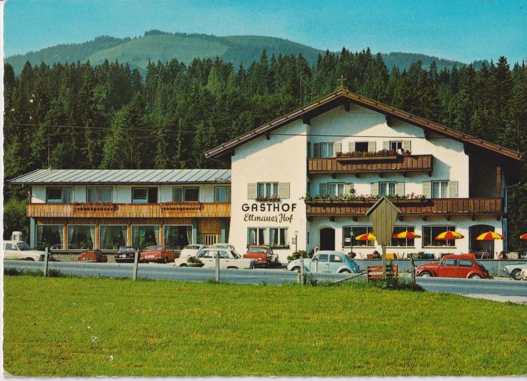 Oostenrijk, Ellmau met auto's  Fiat 850 Coupe, Verzamelen, Ansichtkaarten | Buitenland, Ophalen of Verzenden, 1960 tot 1980, Ongelopen