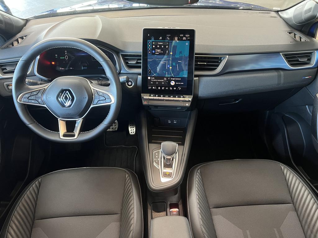 Renault Captur 1.6 E-Tech full hybrid 145 Esprit Alpine Groo, Gebruikt, 4 cilinders, Blauw, Leder en Stof