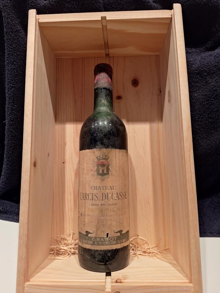 Château Larcis Ducasse Saint-Émilion Grand Cru Classé 1970, Verzamelen, Ophalen of Verzenden, Gebruikt, Frankrijk, Rode wijn