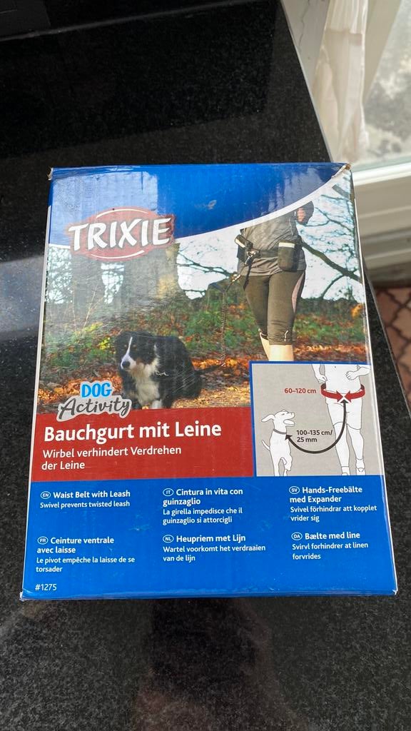 Trixie Dog Activity Jogginggordel/heupgordel. Lijn en Tasjes, Dieren en Toebehoren, Ophalen of Verzenden, Zo goed als nieuw