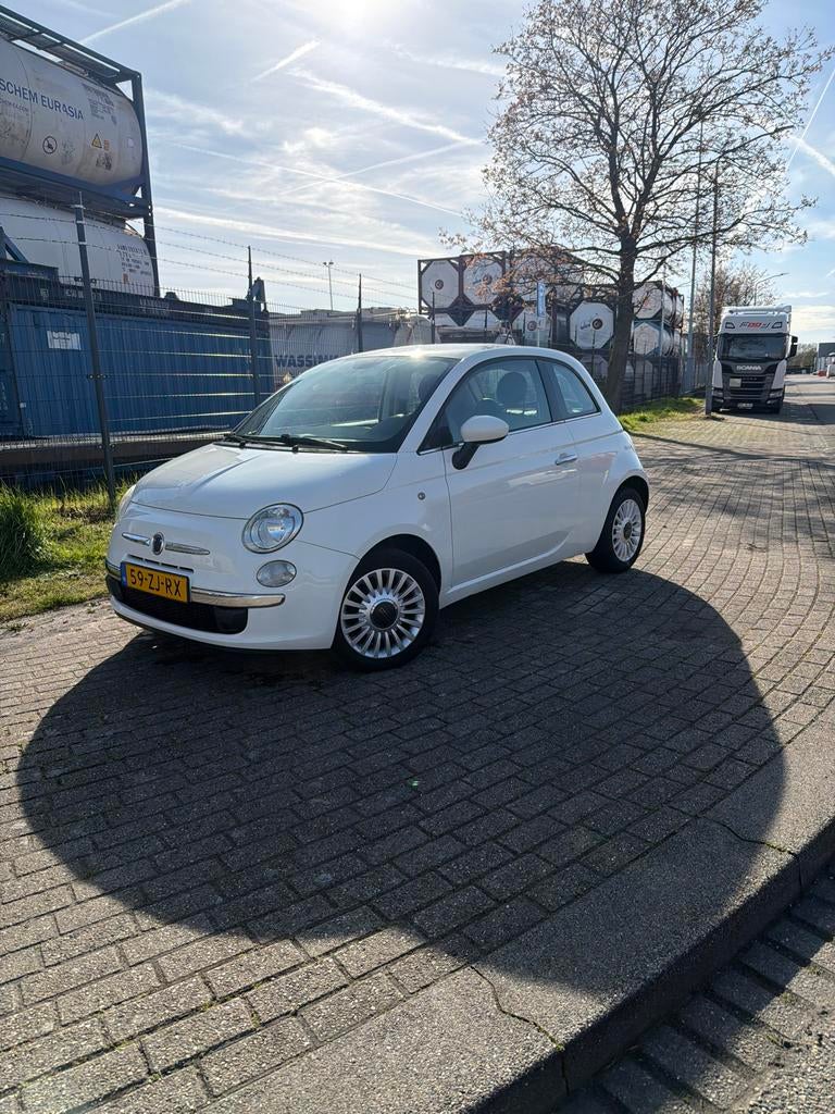 Fiat 500 1.2 C 2008 Wit, Auto's, Voorwielaandrijving, 1242 cc, 4 cilinders, 840 kg