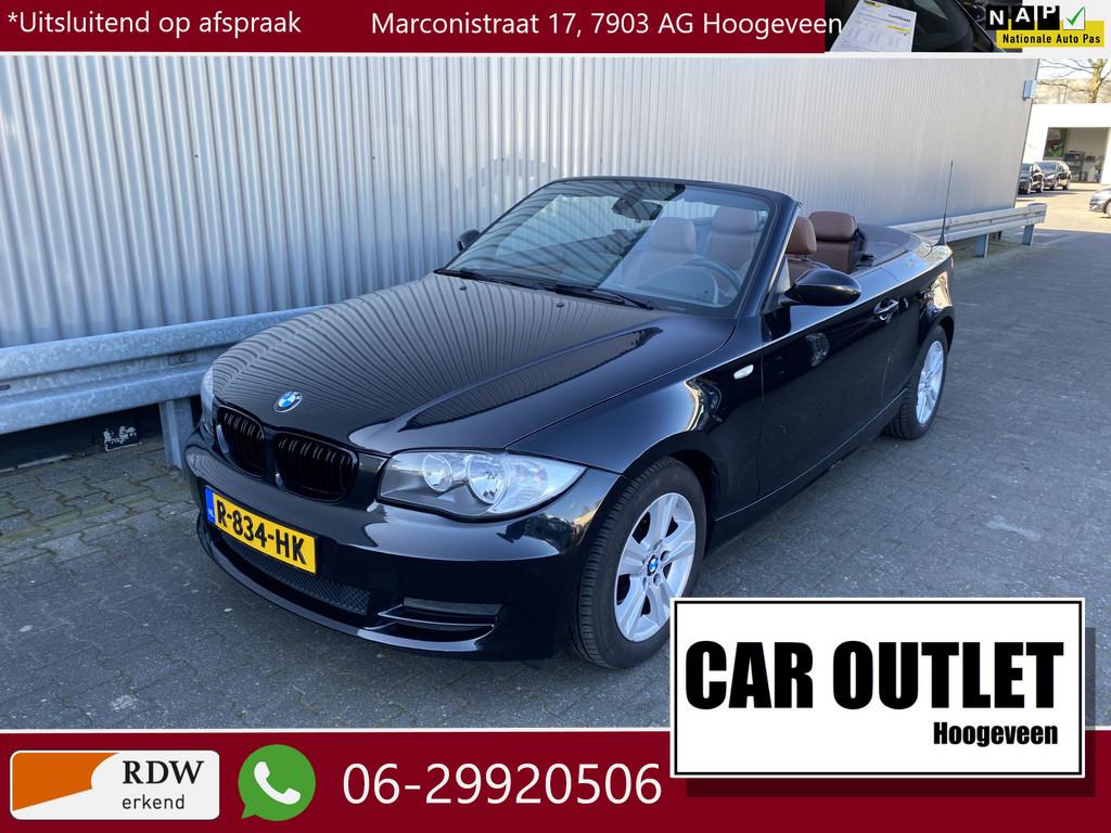 BMW 1 Serie Cabrio 118i Leer, Clima, Stoelvw, CC, Carplay, W, 1-Serie, Achterwielaandrijving, Cabriolet, 4 stoelen