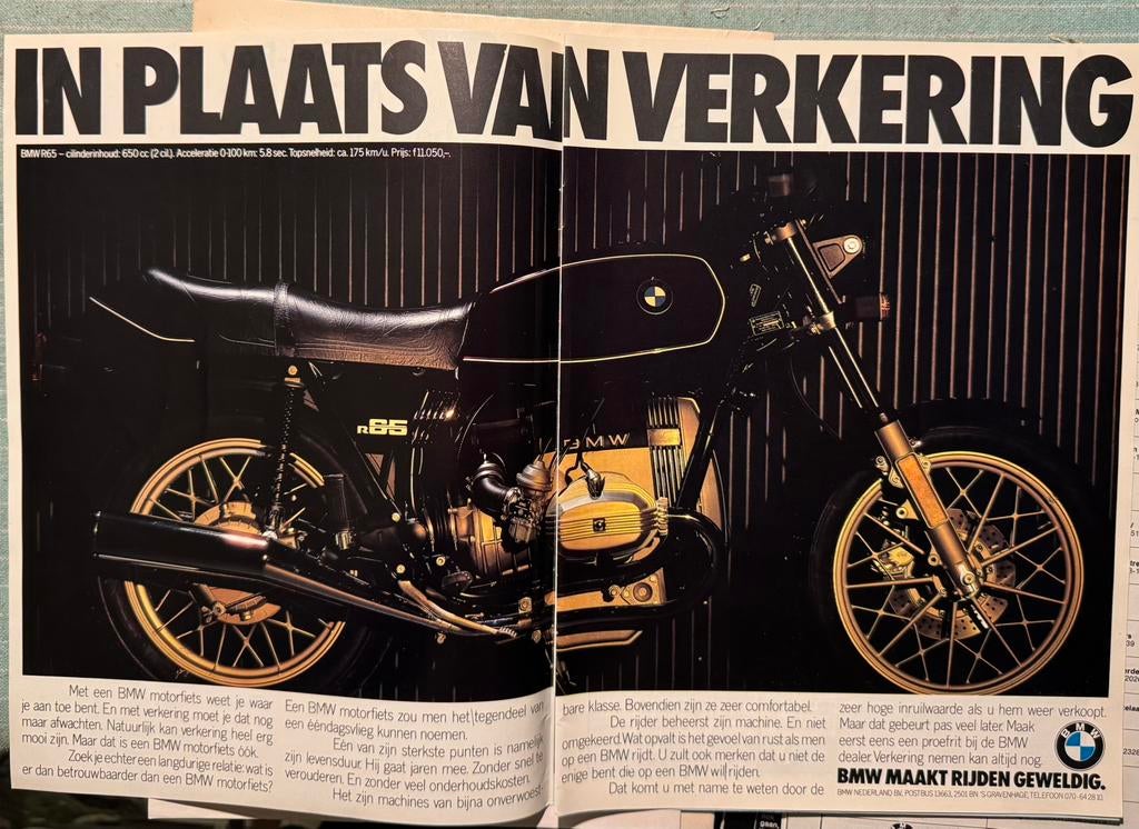 Advertentie BMW R65, Verzenden, Zo goed als nieuw, Motoren