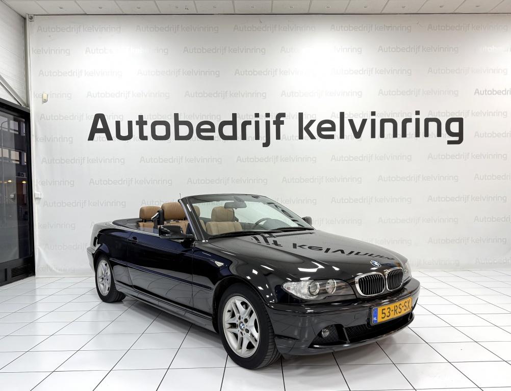 BMW 3 Serie Cabrio 320Ci Executive Bovag Garantie Automaat, Gebruikt, Cabriolet, 4 stoelen, Zwart