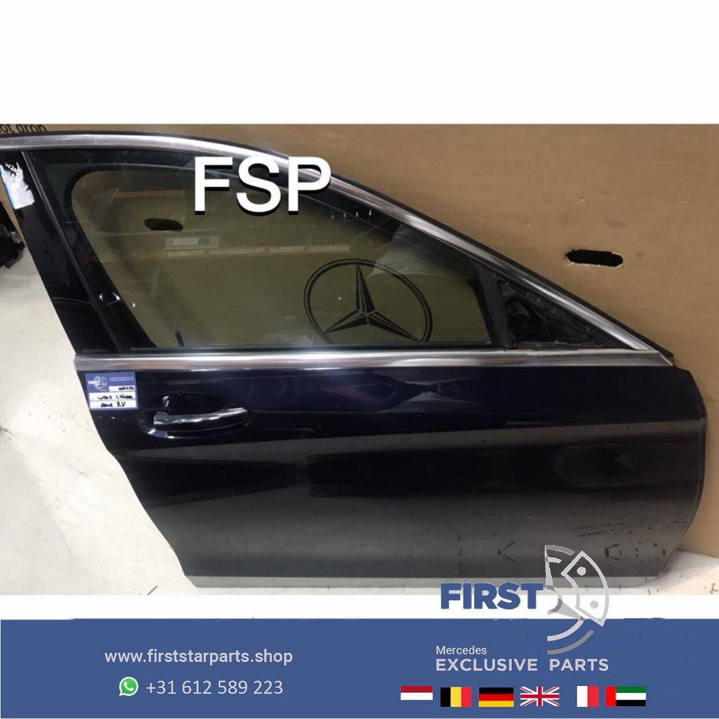 W205 S205 DEUR RECHTS VOOR PORTIER C Klasse BLAUW 2014-2020, Gebruikt, -, Deur, Ophalen of Verzenden