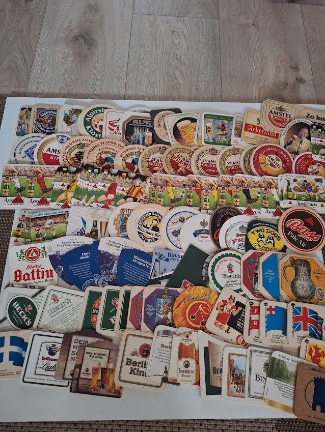 Bierviltjes, Ophalen of Verzenden, Gebruikt, Viltje(s), Overige merken