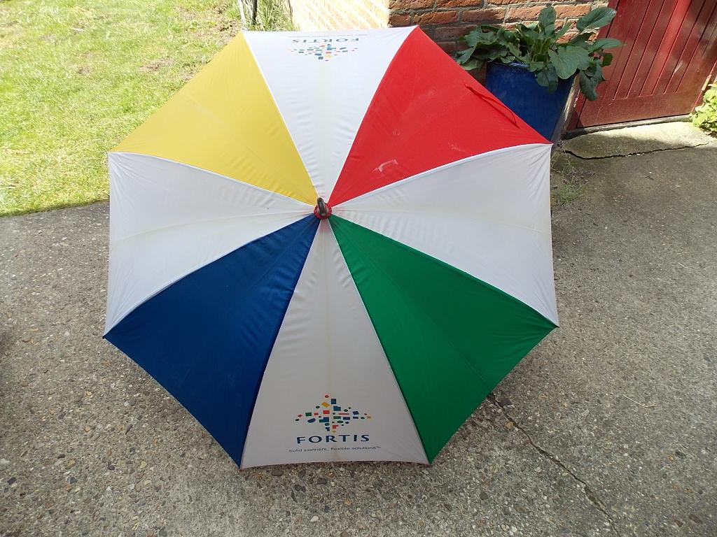 Paraplu fortis doorsnee 130 cm, Ophalen of Verzenden, Gebruikt