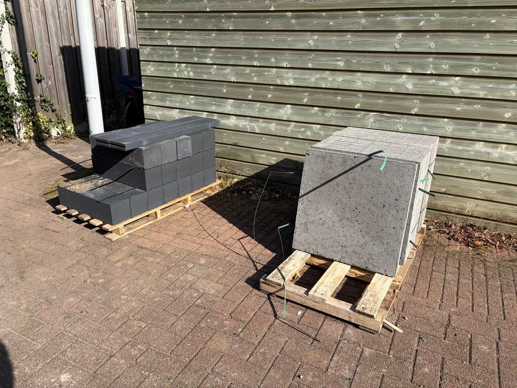 Excluton terrastegels en stapelstenen, Tuin en Terras, Tegels en Klinkers, Ophalen, Nieuw, 5 tot 10 m², Beton