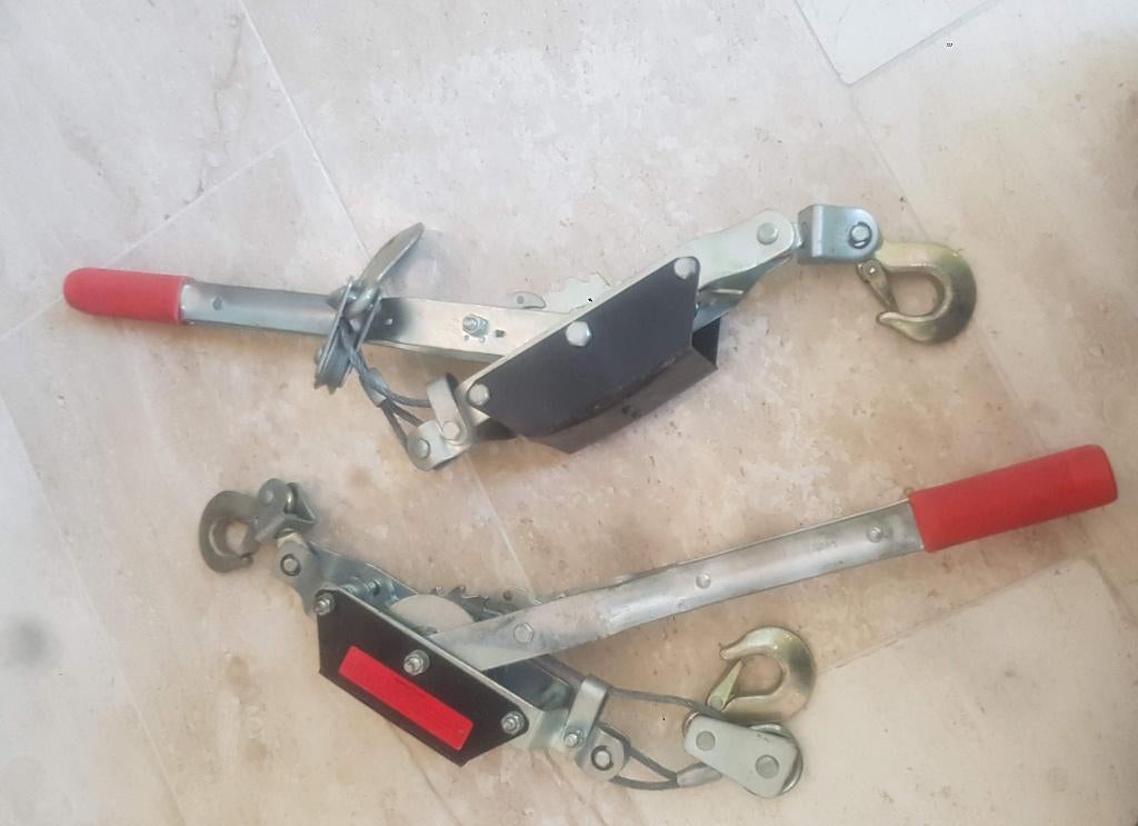 Staaldraadtakel Lier takel auto boot krik strop handratel, Verzenden, Zo goed als nieuw, Handmatig