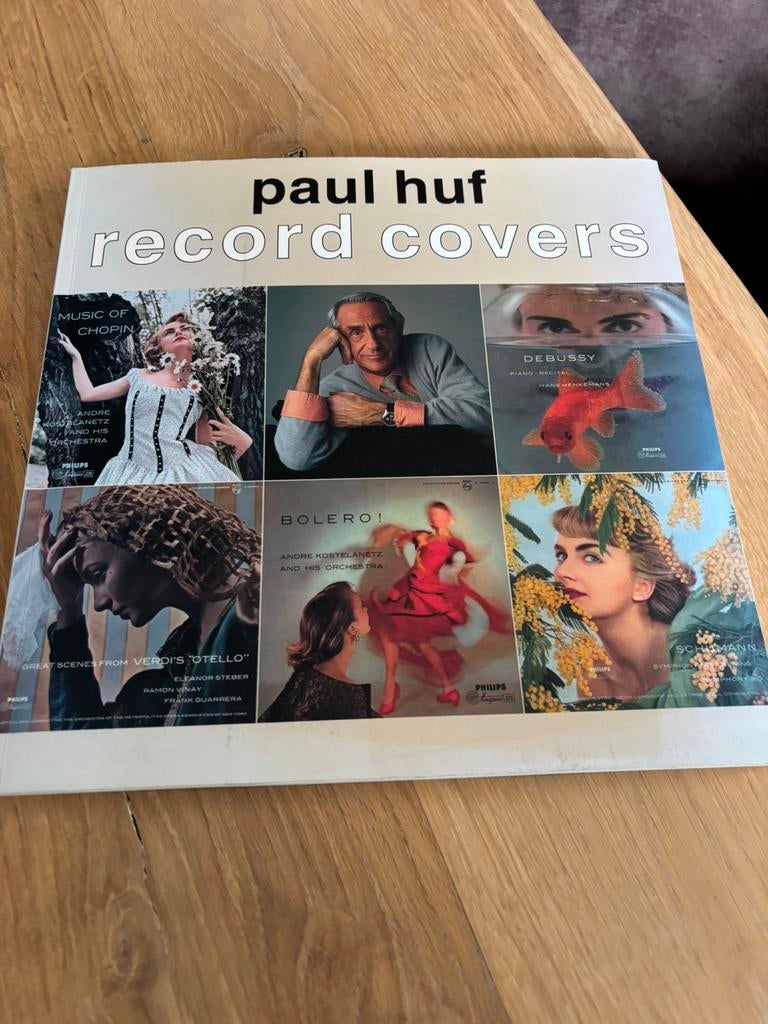 Boek Paul Huf Record Covers - Leo Boudewijns, Ophalen of Verzenden, Zo goed als nieuw, Grafische vormgeving