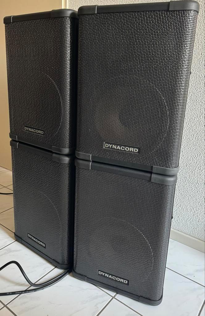 4x Dynacord SRX 12.2  - Showroomstaat Luidspreker, Audio, Tv en Foto, Zo goed als nieuw, 120 watt of meer, Front, Rear of Stereo speakers