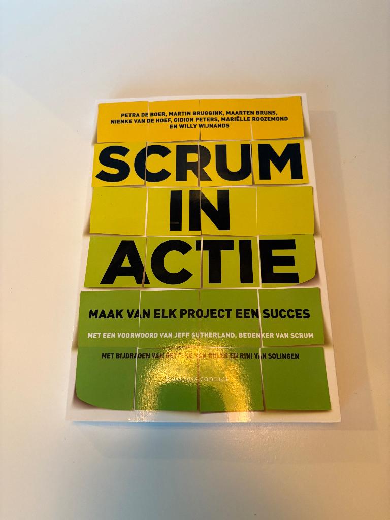 Scrum in Actie, Ophalen of Verzenden, Beta, Zo goed als nieuw, HBO