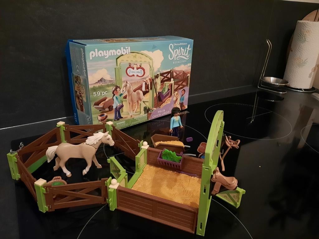 Playmobil Spirit Pru & Chica Linda 9479 - Compleet!, Ophalen of Verzenden, Zo goed als nieuw